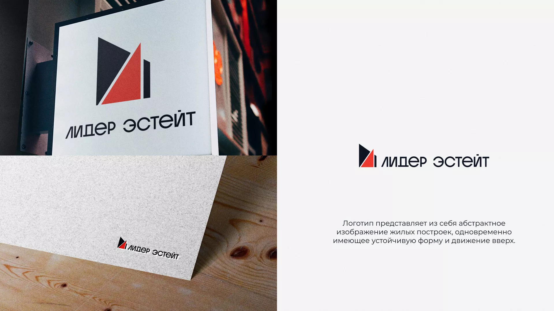 Сделали логотип для агентства недвижимости «Лидер Эстейт» в Изобильном